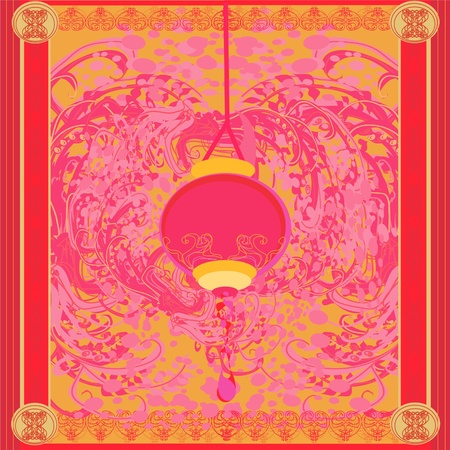 Chinese New Year card, vector