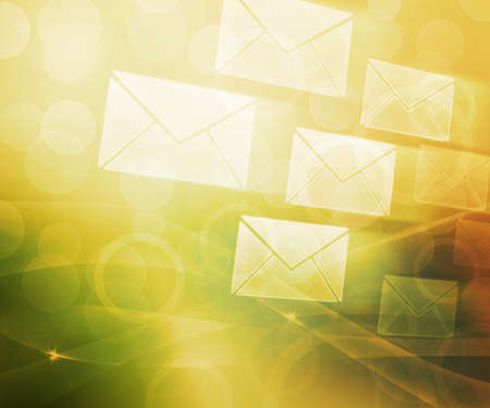 Mail abstract background