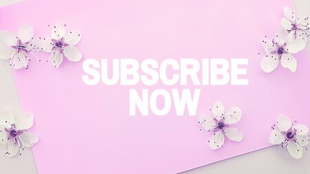 Subscribe now sign social media