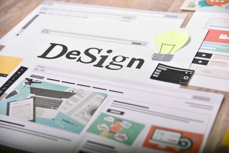 Design concept creative concept for website and mobile banner