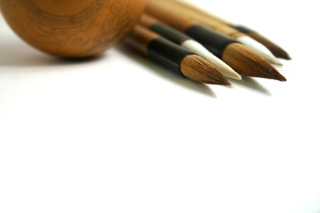 Chinese paint brushes