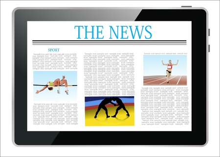 Sport news on generic tablet pc