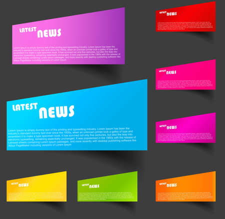 Design of advertisement latest colorful background