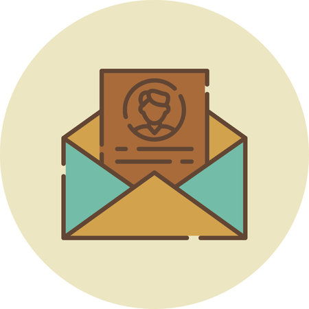 Contact email creative icons design Stock Photo