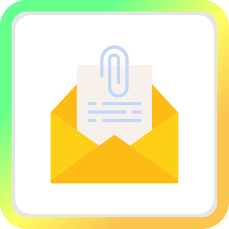 Attach file email creative creative icons designs design Stock Photo