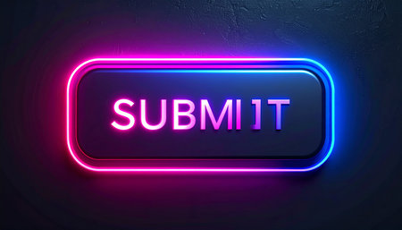 Illustration depicting an illuminated neon sign with a subcutaneous concept