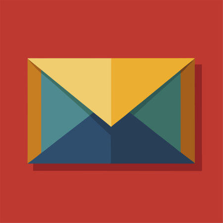 Letter envelope isolated on background envelope vector illustration clipart Stock Photo