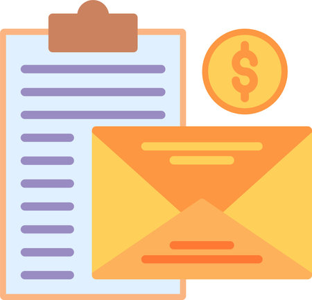 Corporate identity flat icon design Stock Photo