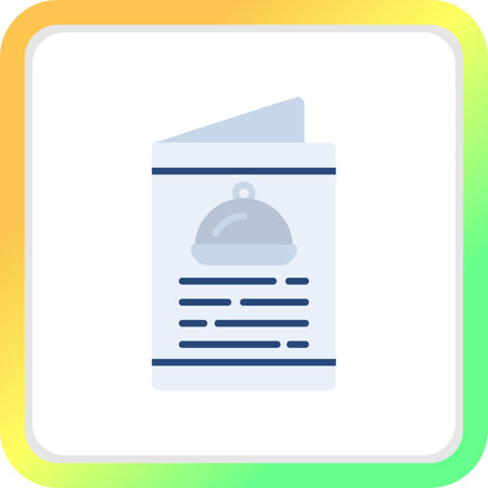 Menu creative icons design Stock Photo