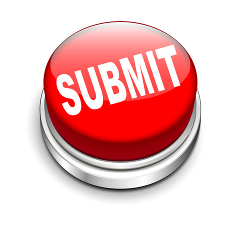 3d illustration of submit button isolated white background