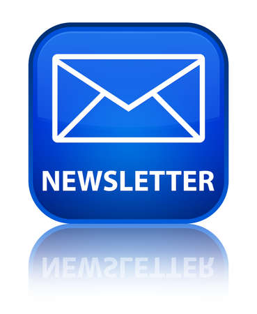 Newsletter blue square button