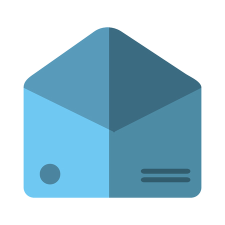 Envelope empty paper vector icon illustration graphic design