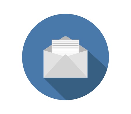 Send message icon Stock Photo