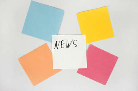 News blank color papers ready for news
